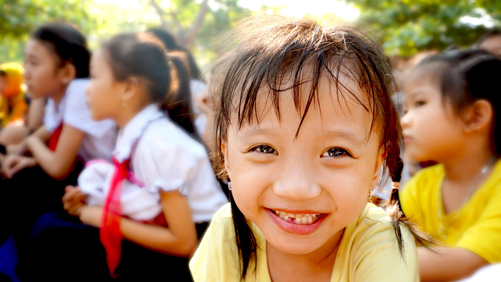 Vietnamese Children In School